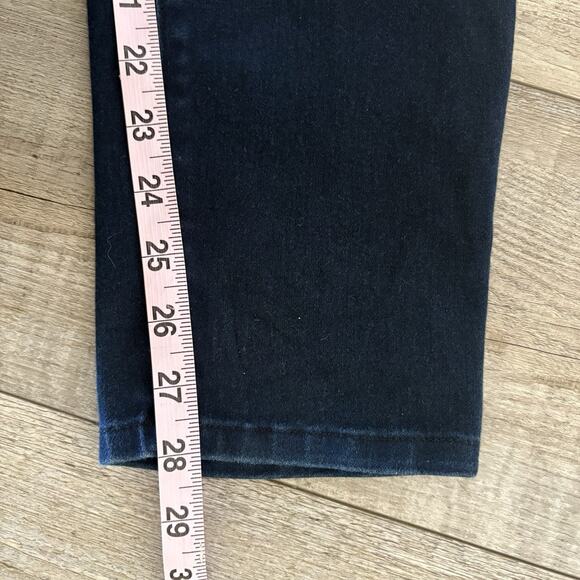 NYDJ Jeans Lift Tuck Legging | Size 6P (28x28) | Dark Wash Petite Stretch Denim - Picture 7 of 9
